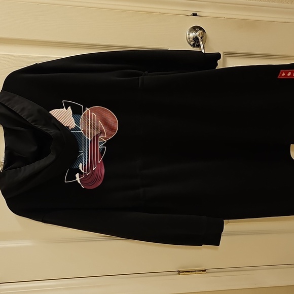 ❤️🖤❤️Adidas Chinese Lunar New Year Black Hoodie Dress - Oversized - Picture 8 of 11